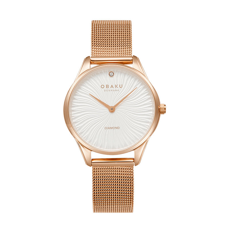 Obaku watches rose gold online